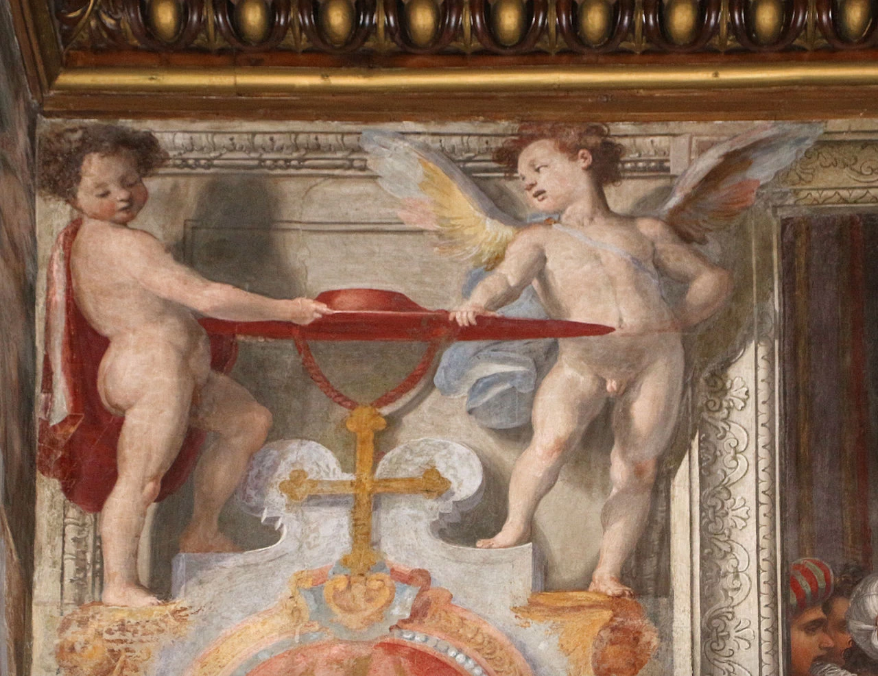 Il banchetto di Assuero - Palazzo Corsi, Tornabuoni, Firenze, dettaglio 6